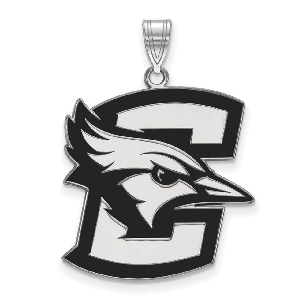 Sterling Silver Creighton U XL Enamel Pendant